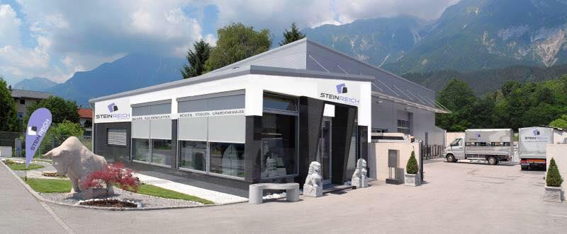 Showroom und Produktion von SteinReich in Innsbruck